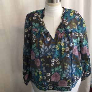 J.crew Abigail Borg for JCrew blouse- NWT- Large